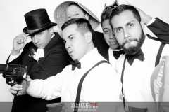 Jahaira and Jerry's Wedding photo booth at Julianna's Patio Cafe