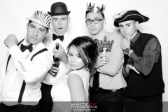 Jahaira and Jerry's Wedding photo booth at Julianna's Patio Cafe