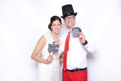 The Wedding photo booth for Jimmy and Minda's wedding in Yuma, Arizona at The Art Center
