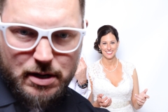 The Wedding photo booth for Jimmy and Minda's wedding in Yuma, Arizona at The Art Center