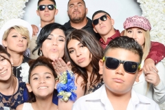 Wedding photo booth at Yuma Civic Center.