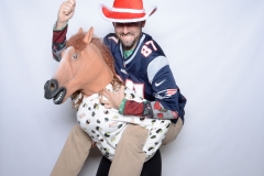 Riding a horse at White Buffalo Saloon in Sarasota Florida
