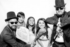 Julianne and Manny's White Tie Photo Booths at Julieanne's Patio Cafe Wedding