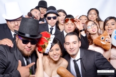 Julianne and Manny's White Tie Photo Booths at Julieanne's Patio Cafe Wedding
