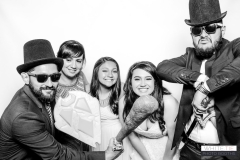 Julianne and Manny's White Tie Photo Booths at Julieanne's Patio Cafe Wedding