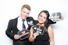 Gila Ridge High School prom photo booth at AZWestern College