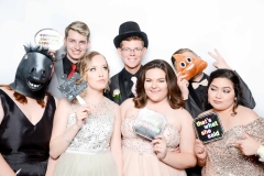Gila Ridge High School prom photo booth at AZWestern College