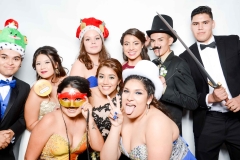 Gila Ridge High School prom photo booth at AZWestern College