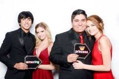 Gila Ridge High School prom photo booth at AZWestern College
