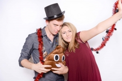 Graduation photo booth at Cody's The Lake Club party.