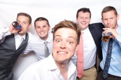 Amanda and Dan's Selby Gardens White Tie Photo Booth Wedding