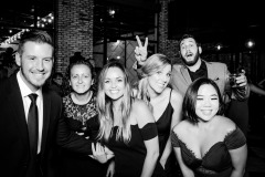 Oxford Exchange wedding photo booth from White Tie Photo Booths. Open booth no backdrop